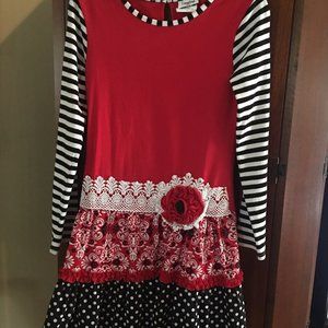 Counting daisies dress for girl